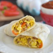 Loaded Egg Burritos