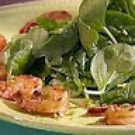 Shrimp 2 Ways: Soy Sauce-Grilled Shrimp with Spinach Salad and New-Style Scampi