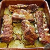 COSTILLA DE CERDO ASADA AL ROMERO