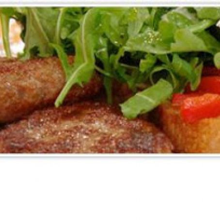 Birds in a Nest with Peppers and Sausage