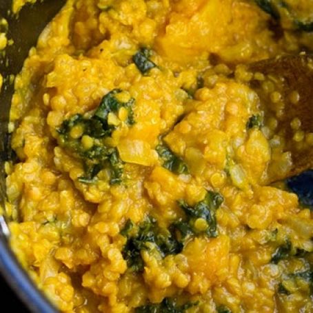 Red Lentil and Squash Curry Stew
