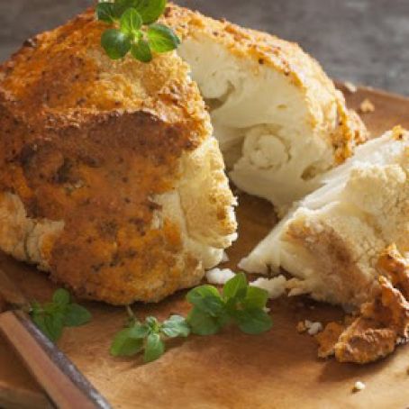 BATTERED & GRILLED WHOLE CAULIFLOWER