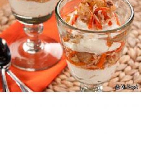 Carrot Cake Cheesecake Parfaits