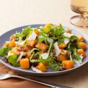 Roasted Butternut Squash Salad with Warm Cider Vinaigrette