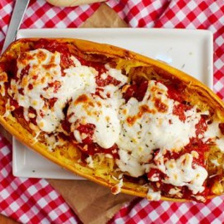 Spaghetti Squash and Meatballs