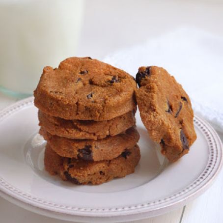 Pumpkin Chocolate Chip Cookies (Egg-free, Grain-free, Nut-free)