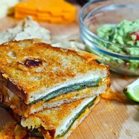 Jalapeno Popper Grilled Cheese Sandwich