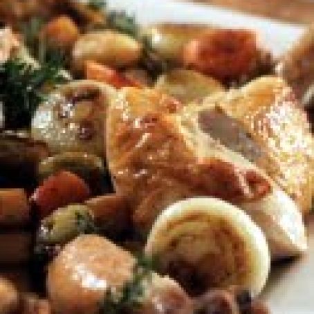Roasted Chicken with Seasonal Vegetables