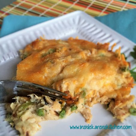 Low Carb Cheesy Tuna Casserole