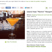 Island Heat Martini Margarita