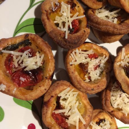 Cheese Straw Tomato Tartlets