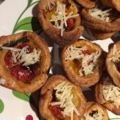 Cheese Straw Tomato Tartlets