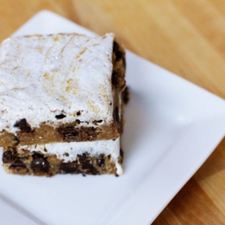 Marshmallow Chocolate Chip Peanut Butter Blondies