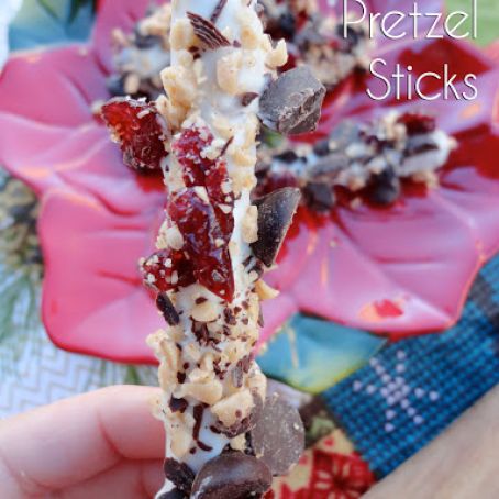 Holiday Pretzel Sticks