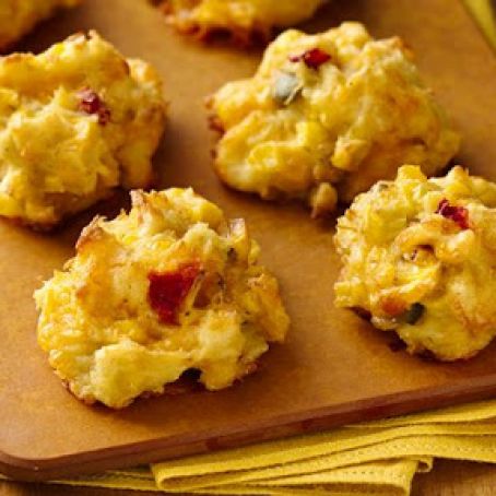 Honey Roasted Corn and Crab Puffs