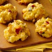 Honey Roasted Corn and Crab Puffs