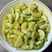 Sweet and Spicy Cucumber Slices****