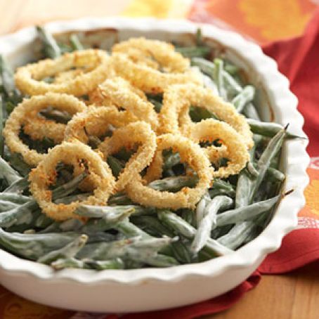 Fried Onion Rings-Baked