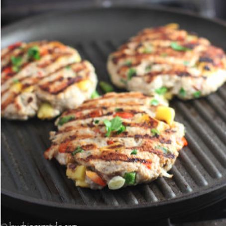 Tropical Chicken Burgers