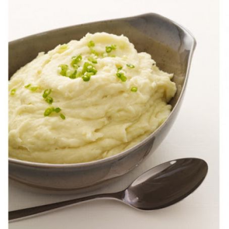Garlic Mashed Potatoes with Greek Yogurt & Scallions