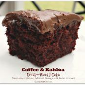 Cake: Coffee and Kahlua