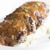 Skillet Meatloaf with Pan Gravy