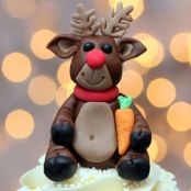 Rudolph cake decorations