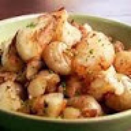 Smashed Potatoes with Chives