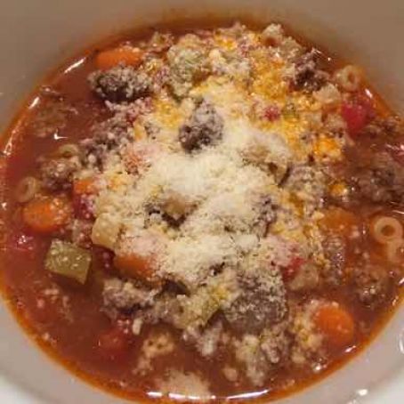 Beef Minestrone Soup
