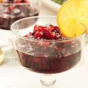 Boozy Blood Orange Cranberry Sauce