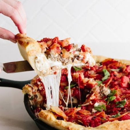 Chicago Inspired Deep Dish Pizza