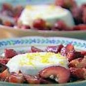 Panna Cotta with Balsamic Strawberries