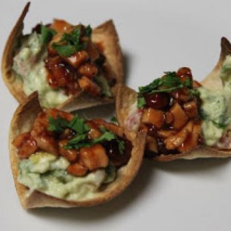 CHIPOTLE CHICKEN TOSTADAS