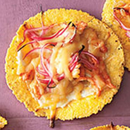 BBQ Chicken Tortilla Pizzas