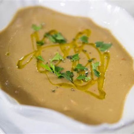 Borlotti Bean Soup with Rosemary and Pancetta