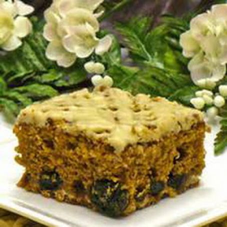 Nutmeg Raisin Coffee Cake