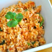 Real Healthy Mexican Style Cauliflower Rice
