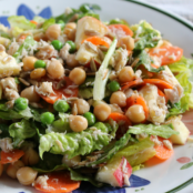 salad - tuna apple chickpea salad