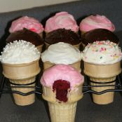 Ice Cream Cone Cupcakes
