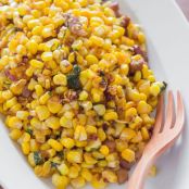 Saute Corn with Bacon Vinaigrette
