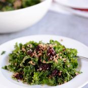 Favorite Kale Salad with Pecan Parmesan Topping