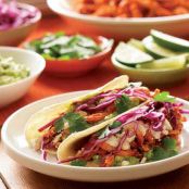 Soft Chicken Tacos with the Works