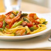 Pasta with Shrimp and Asparagus - Recipe.com