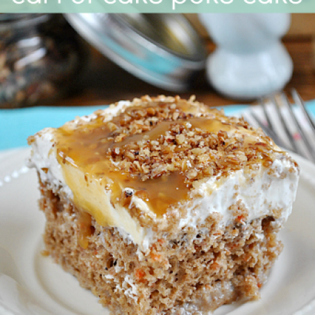 Carrot Cake Poke Cake