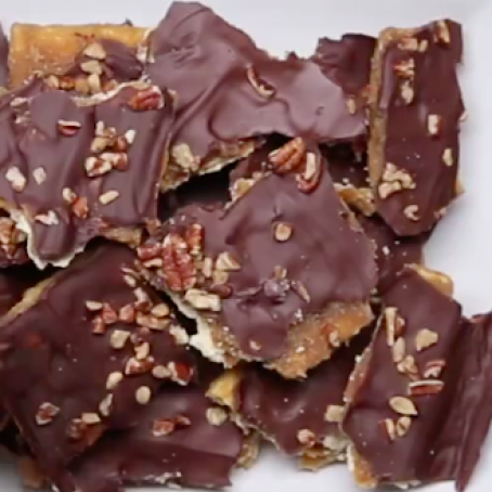 Saltine Toffee Cookies