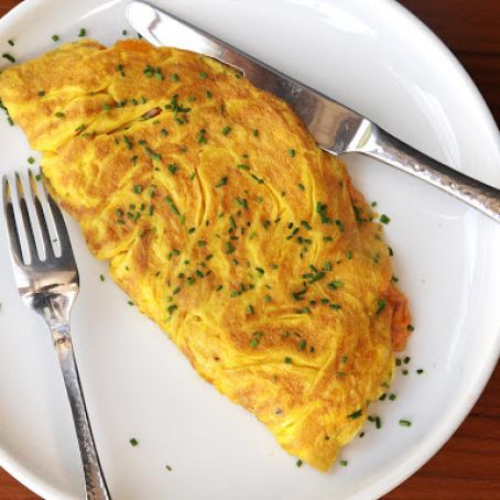Diner-Style Ham and Cheese Omelette for Two