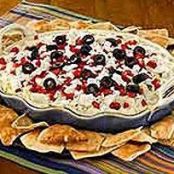 Layered Hot Artichoke and Feta Dip