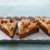 Salted Caramel Turtle Triangles
