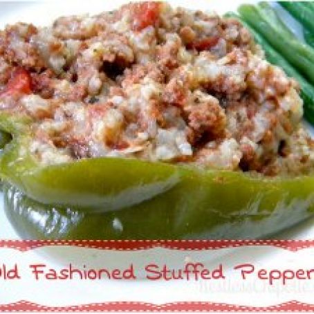 Old Fashioned Stuffed Bell Peppers