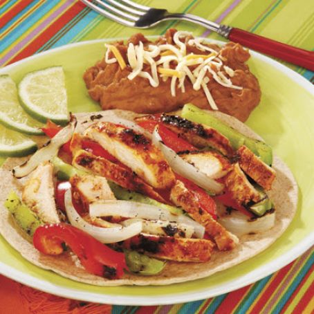 Tequila Lime Chicken Fajitas
